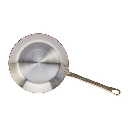 De Buyer Inocuivre Round Frying Pan with Handle Brass 20cm hz638