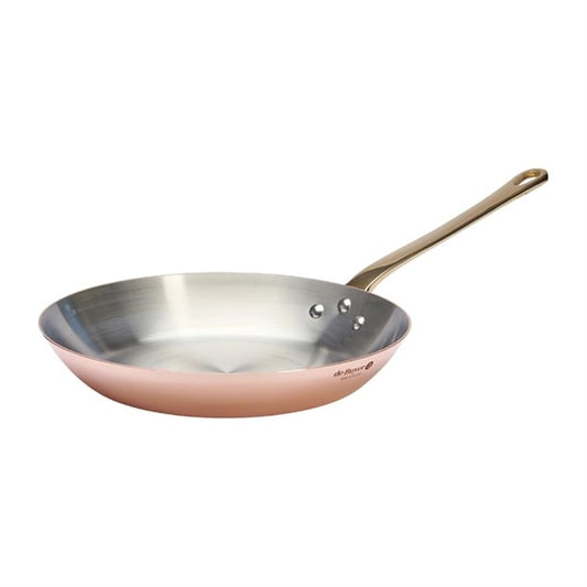 De Buyer Inocuivre Round Frying Pan with Handle Brass 28cm hz640