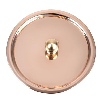 De Buyer Inocuivre Lid with Brass Handle 9cm hz644