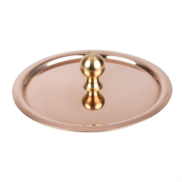 De Buyer Inocuivre Lid with Brass Handle 9cm hz644