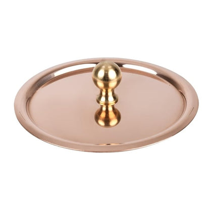 De Buyer Inocuivre Lid with Brass Handle 9cm hz644