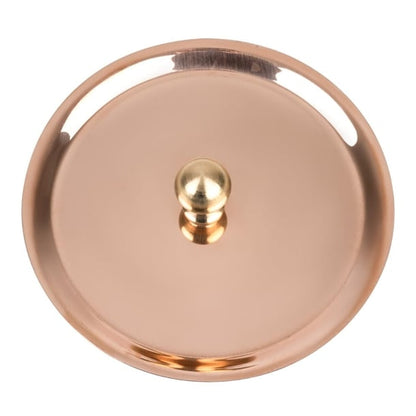 De Buyer Inocuivre Lid with Brass Handle 10cm hz645