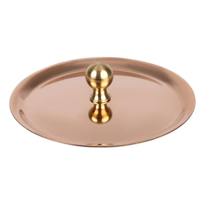De Buyer Inocuivre Lid with Brass Handle 10cm hz645