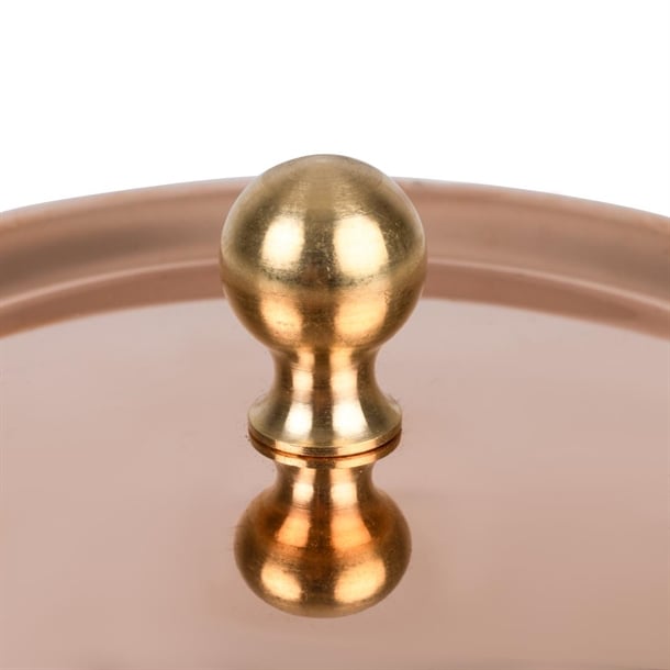 De Buyer Inocuivre Lid with Brass Handle 10cm hz645