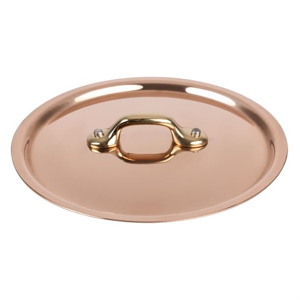 De Buyer Inocuivre Lid with Brass Handle 14cm hz647