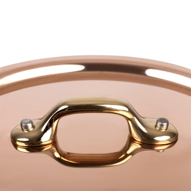 De Buyer Inocuivre Lid with Brass Handle 14cm hz647