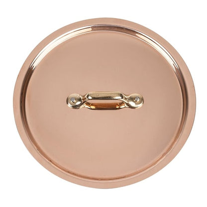 De Buyer Inocuivre Lid with Brass Handle 18cm hz649