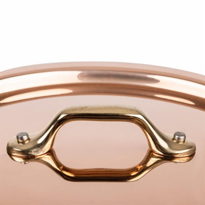 De Buyer Inocuivre Lid with Brass Handle 18cm hz649