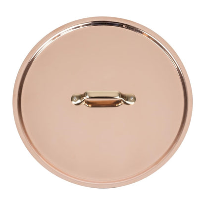 De Buyer Inocuivre Lid with Brass Handle 28cm hz652