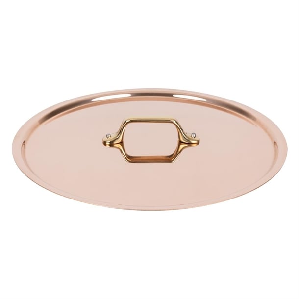 De Buyer Inocuivre Lid with Brass Handle 28cm hz652
