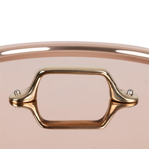 De Buyer Inocuivre Lid with Brass Handle 28cm hz652