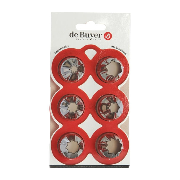 De Buyer Tritan Star Nozzles (6 Pack) hz659