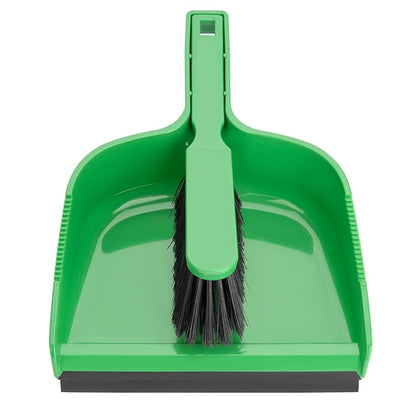 Jantex Dustpan & Brush Set - Green hz841