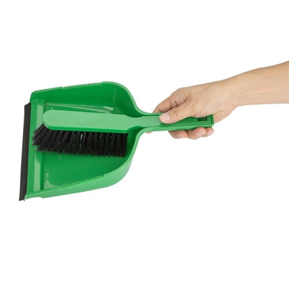 Jantex Dustpan & Brush Set - Green hz841