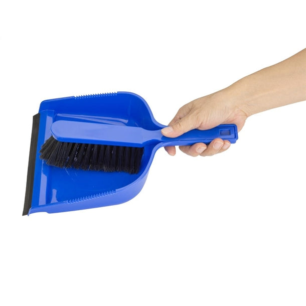 Jantex Dustpan & Brush Set - Blue hz843