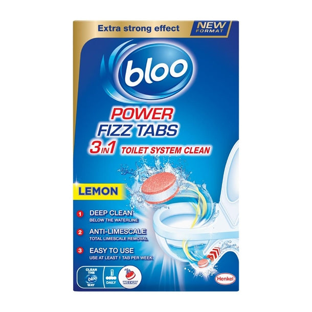 Bloo 8 Fizz Tabs Toilet Cleaner and Descaler (8 Tablets) hz850