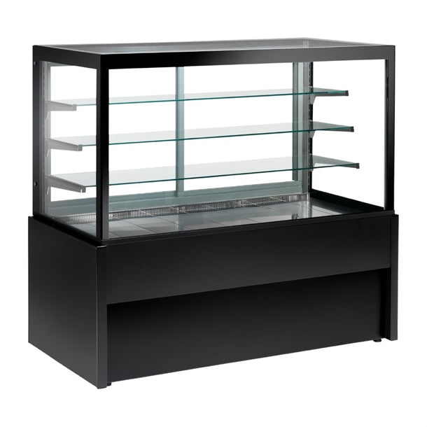 Zoin Kristall Free Standing Heated Merchandiser Black 1000mm hz873-100
