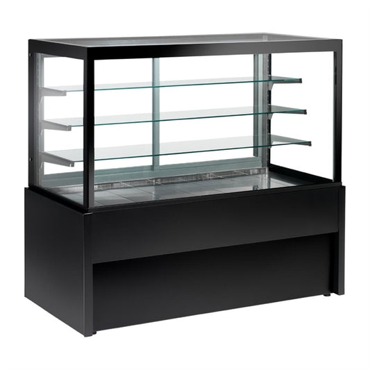 Zoin Kristall Free Standing Heated Merchandiser Black 1000mm hz873-100