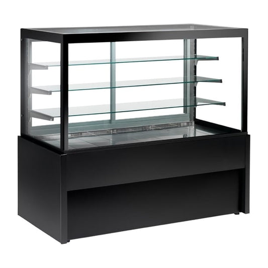Zoin Kristall Free Standing Heated Merchandiser Black 1200mm hz873-120