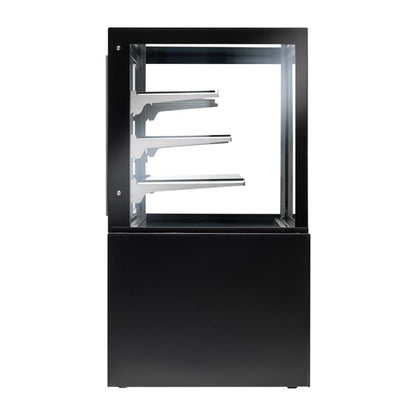 Zoin Kristall Free Standing Heated Merchandiser Black 1200mm hz873-120