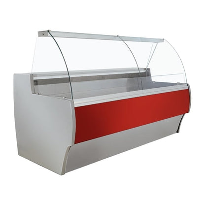 Zoin Barkly Serve Over Counter White with Red Trim 2000mm hz876-200