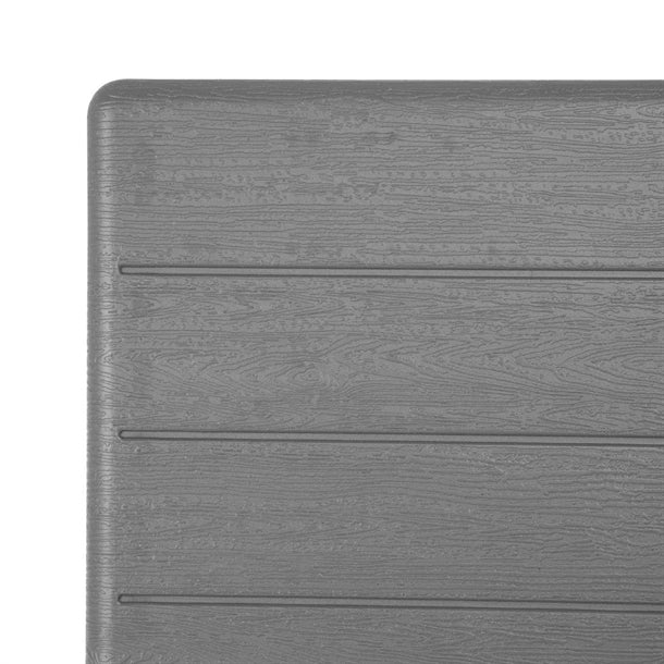 Bolero Square Folding HDPE Table Wood Effect 620mm hz890