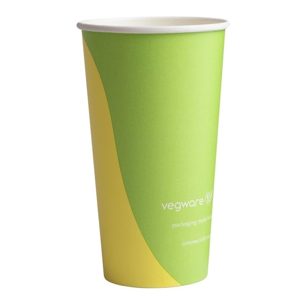 Vegware Paper Cold Cups 89-Series 20oz/500ml (1000 Pack) hz942