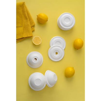 Vegware Nourish Moulded Fibre Cold Cup Dome Lids with Hole 89-Series (1000 Pack) hz943