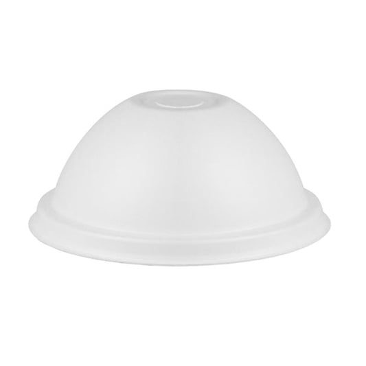 Vegware Nourish Moulded Fibre Cold Cup Dome Lids with Hole 89-Series (1000 Pack) hz943