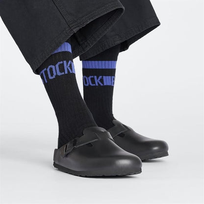 Birkenstock Cotton Tennis Sock Black p_hz965