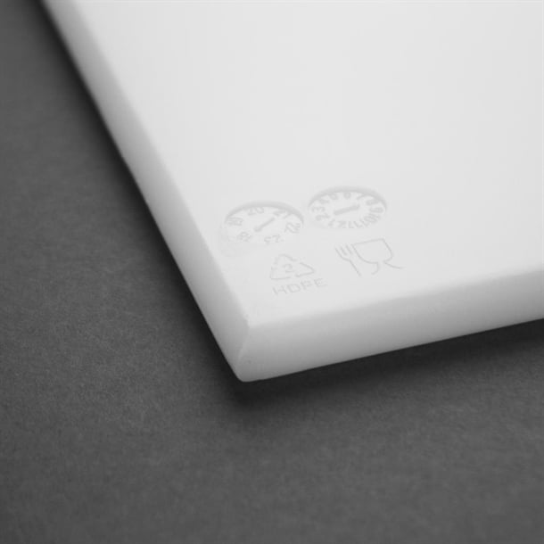 Hygiplas High Density White Chopping Board p_hc867