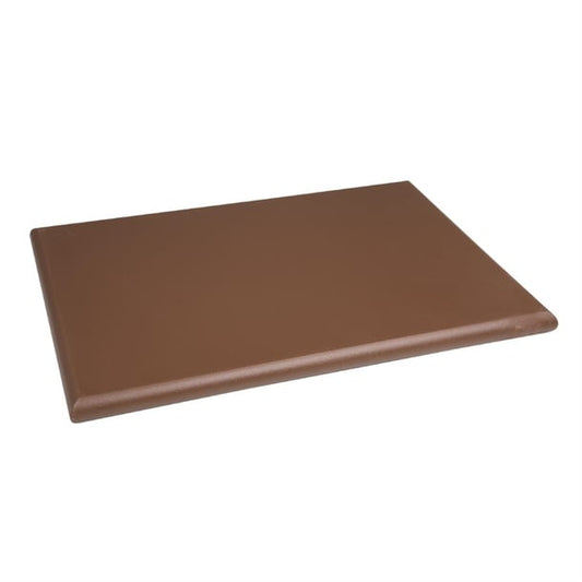 Hygiplas Extra Thick High Density Brown Chopping Board p_j035