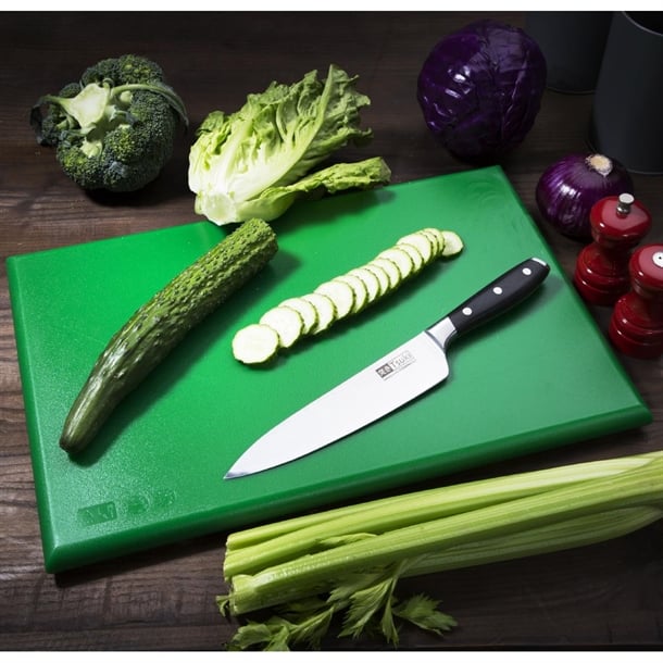 Hygiplas Extra Thick High Density Green Chopping Board p_j037