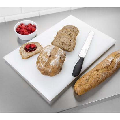 Hygiplas Extra Thick High Density White Chopping Board p_j038