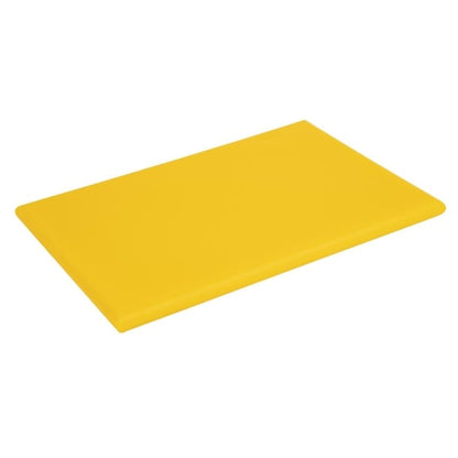 Hygiplas Extra Thick High Density Yellow Chopping Board p_j039