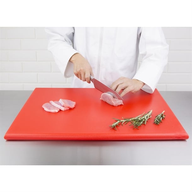 Hygiplas Extra Thick High Density Red Chopping Board p_j034