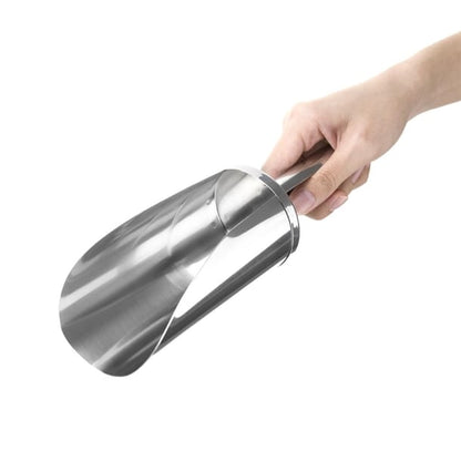 Vogue Stainless Steel Scoop 500ml j180