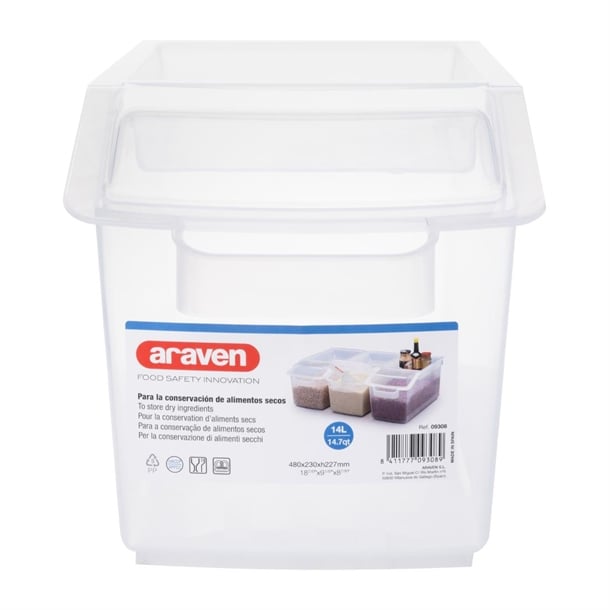 Araven Koala Ingredient Bin 14Ltr j225