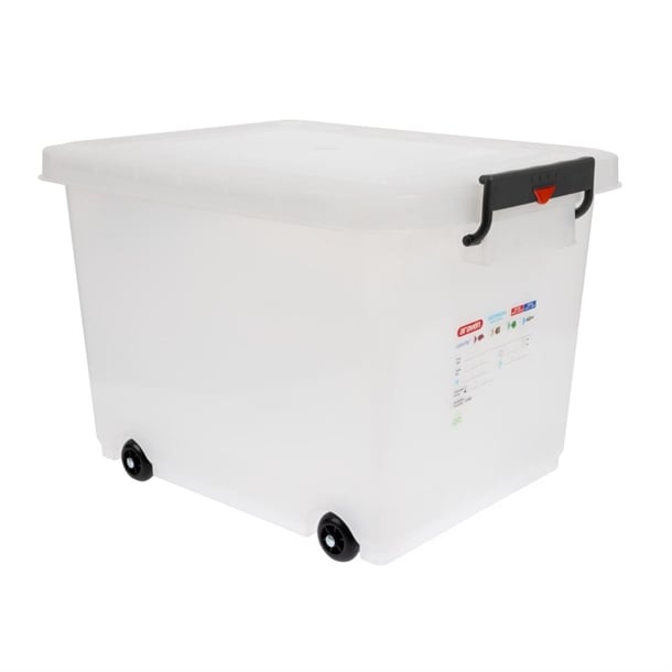 Araven Mobile Food Storage Bin with Lid j245