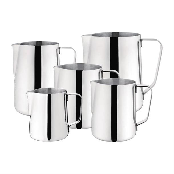 Olympia Stainless Steel Milk Jug 340ml j316