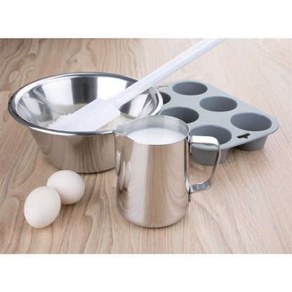 Olympia Stainless Steel Milk Jug 340ml j316