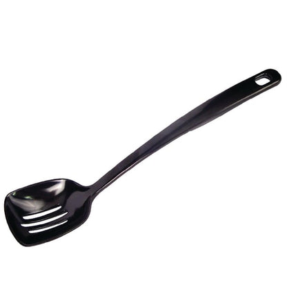 Black Slotted Serving Spoon 12" j635