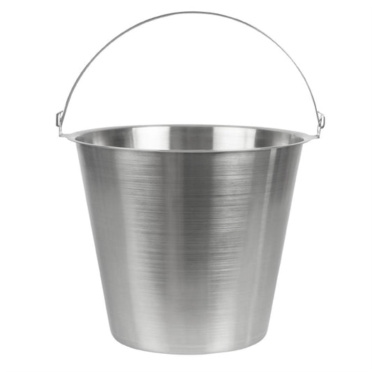 Jantex Stainless Steel Bucket 12Ltr j807