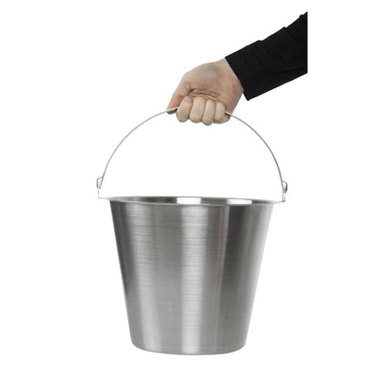 Jantex Stainless Steel Bucket 12Ltr j807