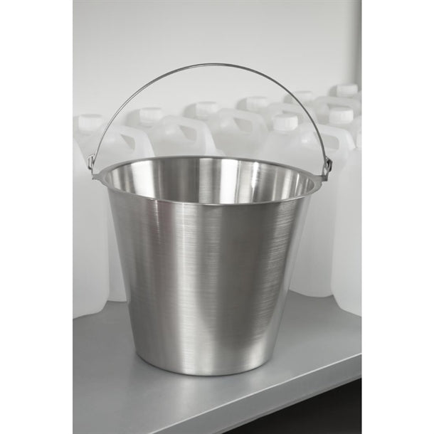 Jantex Stainless Steel Bucket 12Ltr j807
