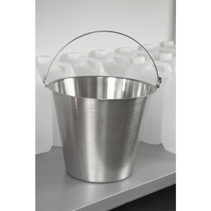 Jantex Stainless Steel Bucket 12Ltr j807