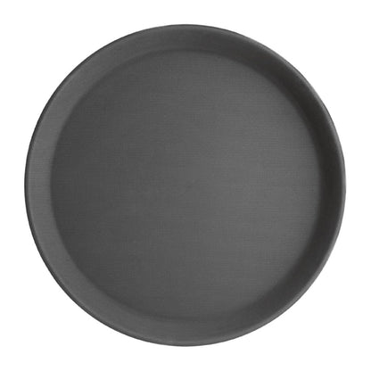 Bulk Buy Olympia Kristallon Polypropylene Round Non-Slip Trays (6 Pack) s658