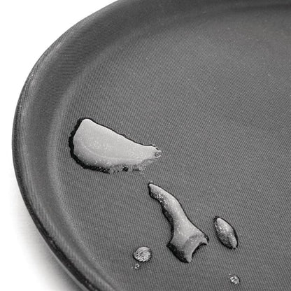 Olympia Kristallon Polypropylene Round Non-Slip Tray Black p_c556