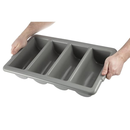 Olympia Kristallon Stackable PP Large Cutlery Tray j850