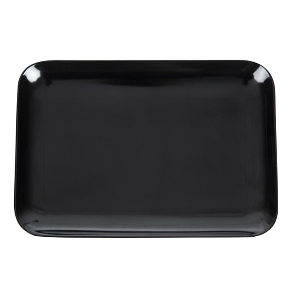 Dalebrook Melamine Rectangular Platter Black p_l289